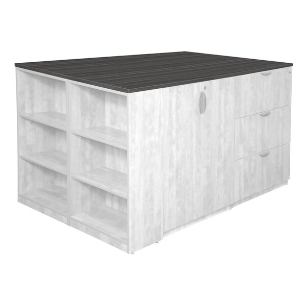 Regency 85 W Legacy Stand Up Station Tops, Ash Grey TSUTR8546AG - main